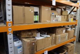 A large quantity of miscellaneous medical and related items to include Baush + Lomb Bio True