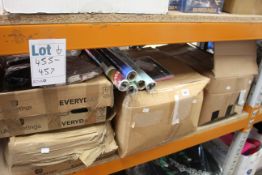 Three boxes of cards and gift bags with many different themes.