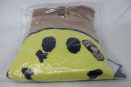 An as new Natasha Zinko x Duo LTD Smile Intarsia rib-trimmed jumper (M - RRP £312).