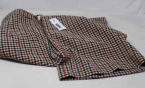 A pair of as new Markus Lupfer Charlotte checked jacquard wide-leg pants (Size unknown - no tag