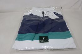 Two as new Golfino Tech 1/2 zip midlayer golf tops (Both UK 42/unisex L - RRP £90 each).