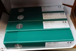 Four boxed as new Carbo Weld stainless steel electrodes (5kg boxes, 3.2x350mm).