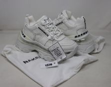 A pair of as new Naked Wolfe Fierce trainers (UK 5 - No box).