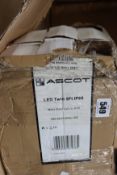 Six boxed as new Ascot LED Twin 5ft IP65 lights.