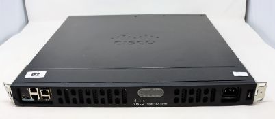 A pre-owned Cisco 4300 Series integrated services router (PN: ISR4331) (damage to housing and bent