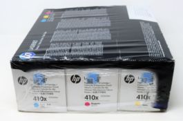 A boxed as new HP 410X 3 Colour High Capacity Toner Cartridge Multipack (P/N: CF252XM) (Packaging
