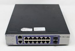 A pre-owned Extreme Networks ExtremeSwitching 210 12-port Switch (PN: 210-12T-GE2)