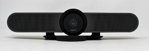 A pre-owned boxed Logitech MeetUp 4K Video Conferencing System (Box damaged)