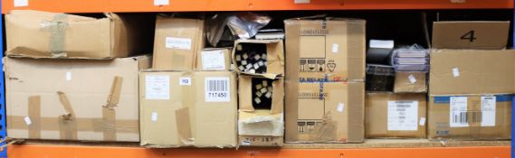 A large quantity of assorted as new electrical components to include Eton, Icon Electronics, Etp,