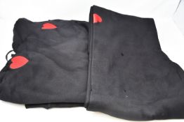 An as new Natasha Zinko Duo embroidered hooded sweatshirt (RRP $152) and a pair of embroidered