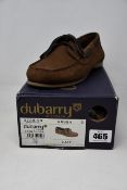 A pair of as new Dubarry of Ireland Aruba deck shoes in cafe (EU 41).