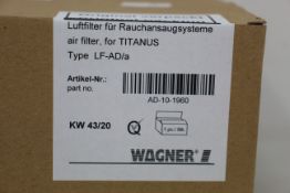 An as new Wagner air filter for titanus (Type: LF-AD/a, Part no: AD-10-1960).