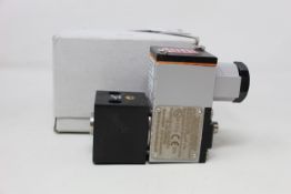 A Festo solenoid valve (MGXIAH-3/2-0.8-24DC-EX, 535614).