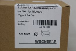 An as new Wagner air filter for titanus (Type: LF-AD/a, Part no: AD-10-1960).