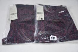 Two pairs of as new Sweaty Betty Power 7/8 workout leggings (L - RRP £75 each).