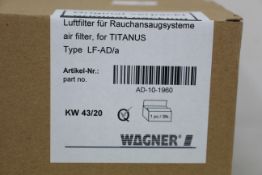 An as new Wagner air filter for titanus (Type: LF-AD/a, Part no: AD-10-1960).