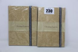 Ten as new Christian Lacroix Gold A6 6