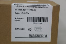 An as new Wagner air filter for titanus (Type: LF-AD/a, Part no: AD-10-1960).