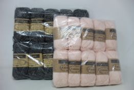 An assorted quantity of Scheepjes yarn in various colours to include Rich softfun mini colour packs,