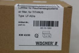 An as new Wagner air filter for titanus (Type: LF-AD/a, Part no: AD-10-1960).