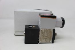 A Festo solenoid valve (MGXIAH-3/2-0.8-24DC-EX, 535614).