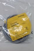 An as new Turck inductive proximity sensor (Ni4-DS20-2AP6X2, 165022).
