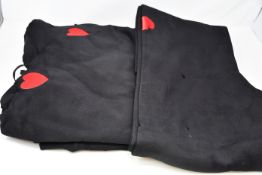 An as new Natasha Zinko Duo embroidered hooded sweatshirt (RRP $152) and a pair of embroidered