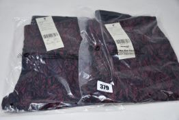 Two pairs of as new Sweaty Betty Power 7/8 workout leggings (L - RRP £75 each).