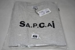 An as new A.P.C. x Sacai Kiyo Tee (S - RRP £185).