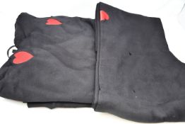 An as new Natasha Zinko Duo embroidered hooded sweatshirt (RRP $152) and a pair of embroidered