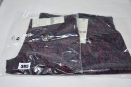 Two pairs of as new Sweaty Betty Power 7/8 workout leggings (S - RRP £75 each).