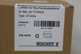 An as new Wagner air filter for titanus (Type: LF-AD/a, Part no: AD-10-1960).
