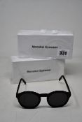 Two pairs of as new Monokel Cleo sunglasses (RRP £90 each).