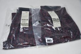 Two pairs of as new Sweaty Betty Power 7/8 workout leggings (S - RRP £75 each).