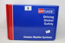 A boxed as new Brigade VBV-7104HFM vehicle CCTV monitor.