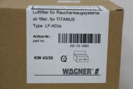 An as new Wagner air filter for titanus (Type: LF-AD/a, Part no: AD-10-1960).