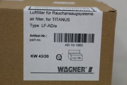 An as new Wagner air filter for titanus (Type: LF-AD/a, Part no: AD-10-1960).