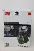 Three 3M Peltor XP13 clip on helmet mount ear defenders.
