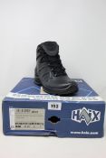 A pair of as new Haix Black Eagle Tactical 2.0 GTX boots (UK 5).