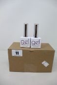 Twenty-Four as new bottles of The Gel Bottle inc gel polish in naked (20ml bottles).