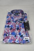 Three as new Hatton-Fynch thistle big flower shirts (M, L, XL - RRP £70 each).
