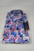 Three as new Hatton-Fynch thistle big flower shirts (2 x L, 1 x XL - RRP £70 each).