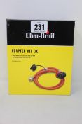 Six boxed as new Char-Broil 140 532 - Hose and Regulator Adaptor Kits for 180 Patio Bistro and