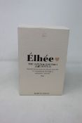 Four boxed as new Élhée natural rounded baby bottles (Colour: Sand, Size: 8oz/240ml).