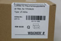 An as new Wagner air filter for titanus (Type: LF-AD/a, Part no: AD-10-1960).