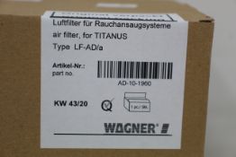 An as new Wagner air filter for titanus (Type: LF-AD/a, Part no: AD-10-1960).