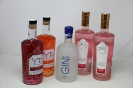 The Lakes Distillery gin (700ml), two The Lakes Distillery Rhubarb & Rosehip gin liqueur (700ml), YD