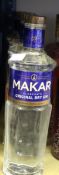 Five bottles of Makar Glasgow's Original dry gin (700ml) (Over 18's only).