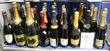 A quantity of assorted champagne and sparkling wines to include Canti Prosecco, B & L champagne,