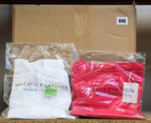 A quantity of as new Majestic Filatures T-shirts (Assorted colours/sizes - Approximately 35 items).